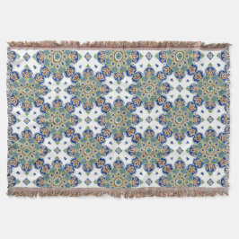 Baumwollkronenpfanne mit Randnuss, Medallion-Desig Decke