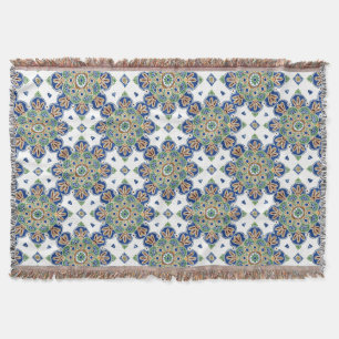 Baumwollkronenpfanne mit Randnuss, Medallion-Desig Decke