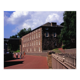 Baumwollmilch bei New Lanark Postcard Poster Foto