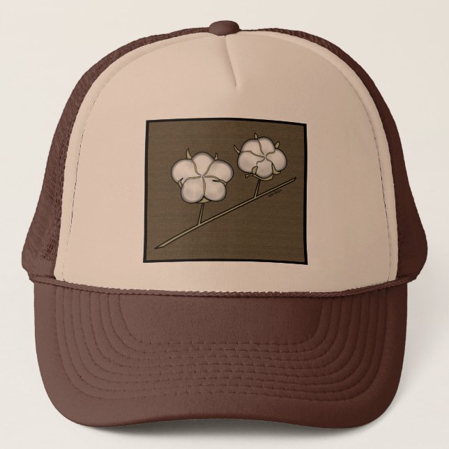 Baumwollsamenkapsel-Hut Truckerkappe (Vorderseite)