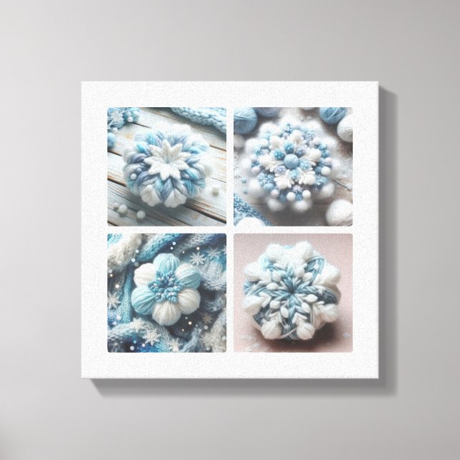 Baumwollschneeflocke Leinwanddruck (Vorderseite)