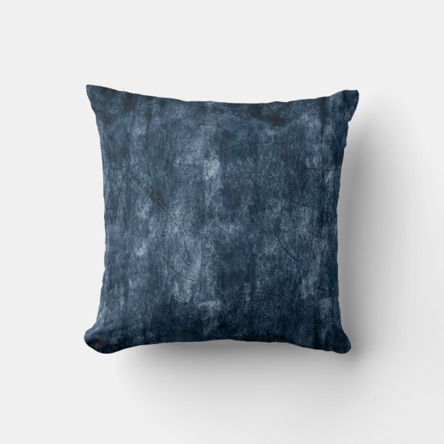 Baumwollwirbelkissen/Denim Kissen (Vorderseite)