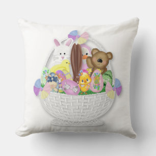 Baumwollwürfelkissen 20x20/Osterhase Kissen
