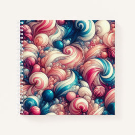 Baumwollzucker-Bubble-Gum Notizbuch