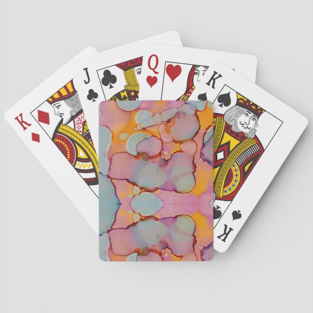 Baumwollzucker-Mirage Spielkarten (Rückseite)