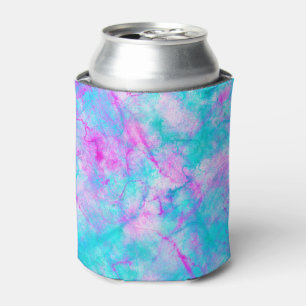Baumwollzucker Rosa & Blau Wasserfarbe Wasch Fleck Dosenkühler