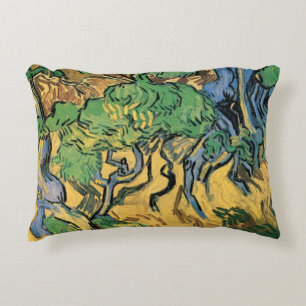 Baumwurzeln und -stämme von Vincent van Gogh Dekokissen