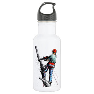 Baumzüchter-Baum-Chirurgweihnachtsweihnachten Edelstahlflasche