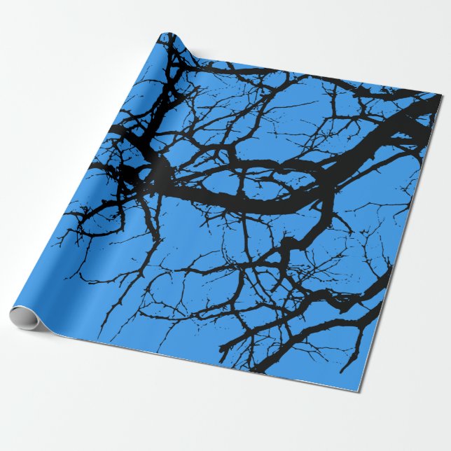 Baumzweige Geschenkpapier (Ungerollt)