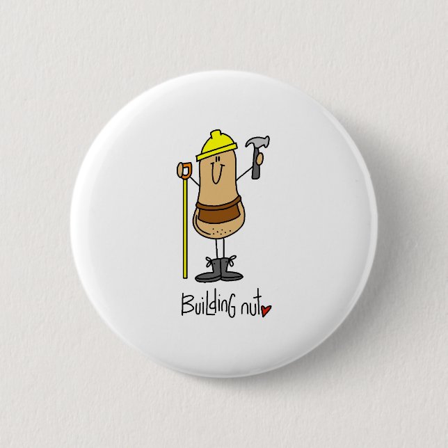 Baunuss Button (Vorderseite)