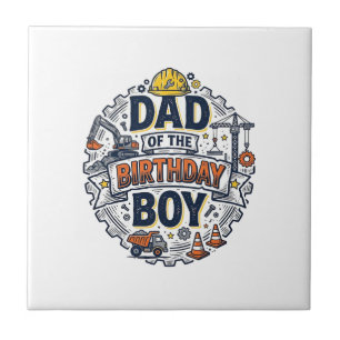 Baupapa des Geburtstagskind-Shirt-Design_ Fliese