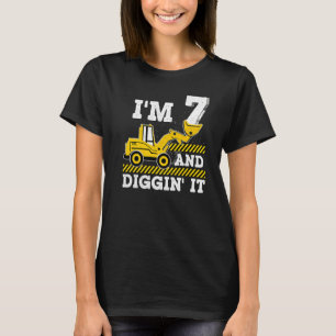 Bausatz 7. Geburtstag Junge Ausgrabung 7 Di T-Shirt