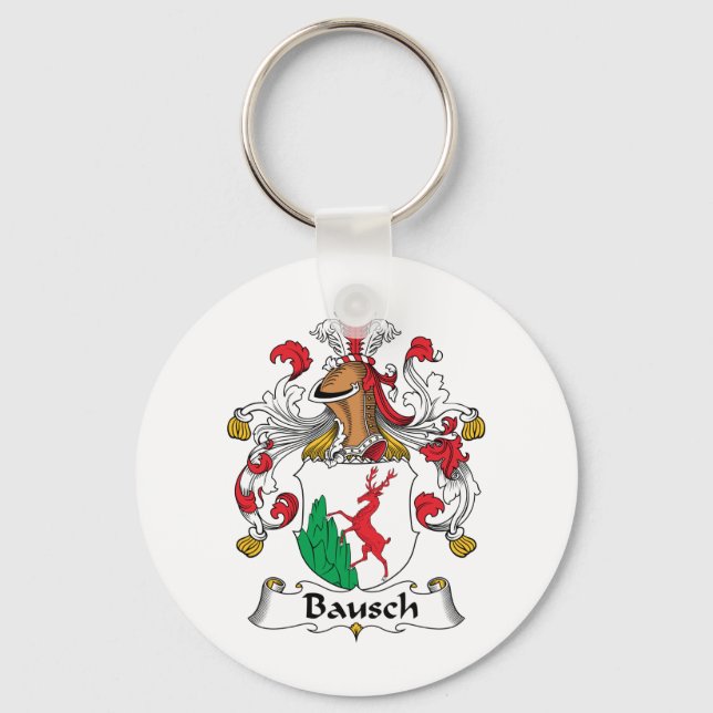 Bausch Familienwappen Schlüsselanhänger (Vorderseite)