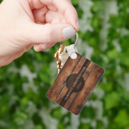 Bauschreiner rustikales Holz Nützlich Schlüsselanhänger