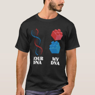 Baustein Bock Mein DNA Meister Baumeister Spielzeu T-Shirt