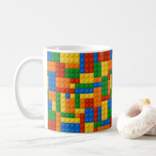 Bausteine Muster Haut Spielzeugsteine Kaffeetasse