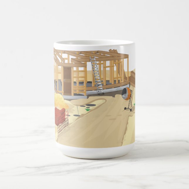 Baustelle Kaffeetasse (Mittel)