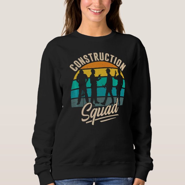 Baustelle Sweatshirt (Vorderseite)