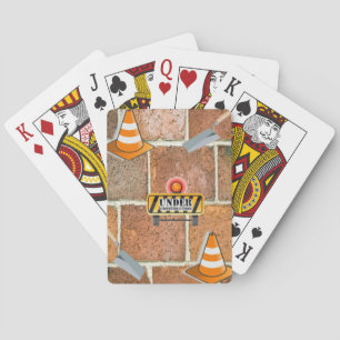 Baustellen Spielkartenspiel Spielkarten