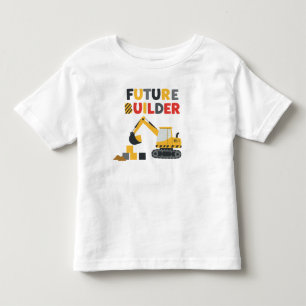 Baustellenfahrzeug für zukünftige Erbauer Kleinkind T-shirt
