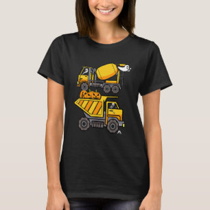 Baustellenfahrzeug Halloween Spooky Pumpkin T-Shirt