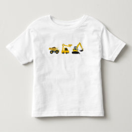Baustellenfahrzeuge – Kipper Kleinkind T-shirt