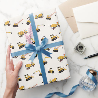 Baustumpf LKW Kids Geschenkpapier