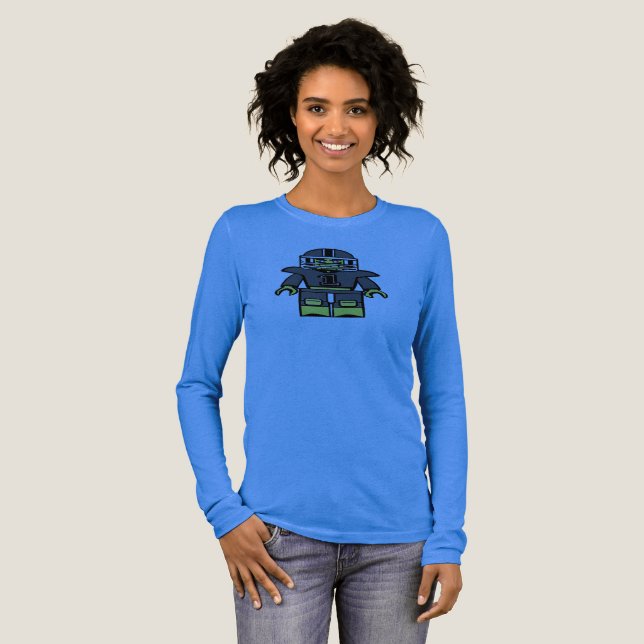 Baut für dieses Frauen-Langschläfer-T-Shirt Tri-Blend Shirt (Volle Vorderseite)