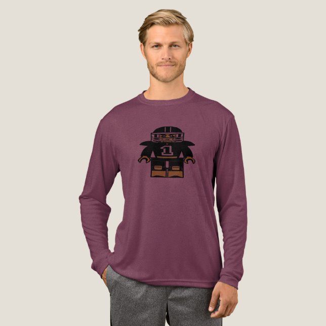 Baut für dieses T-Shirt des Langschläfenfußballs Tri-Blend Shirt (Volle Vorderseite)