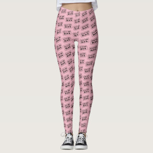 Baut für Schwarz-Rosa-Leggings Leggings