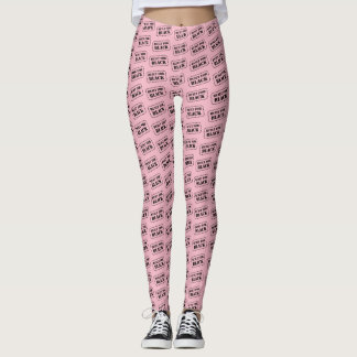 Baut für Schwarz-Rosa-Leggings Leggings