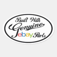 Baut mit echter Ebay-Komponenten-Aufkleber