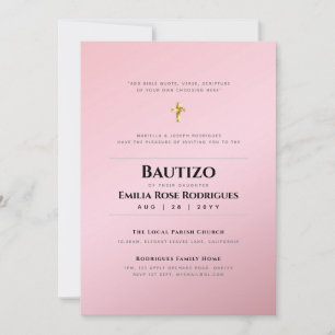 Bautismo BAPTISM moderne INVITATION Christening BA