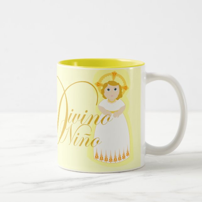 "Bautismo", Kommunion, die Tasse-Costomize der Zweifarbige Tasse (Rechts)