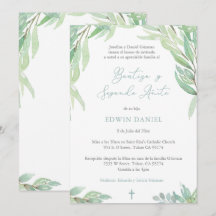 Bautizo 2do Año, Boy Baptisse 2. Geburtstag Spanis