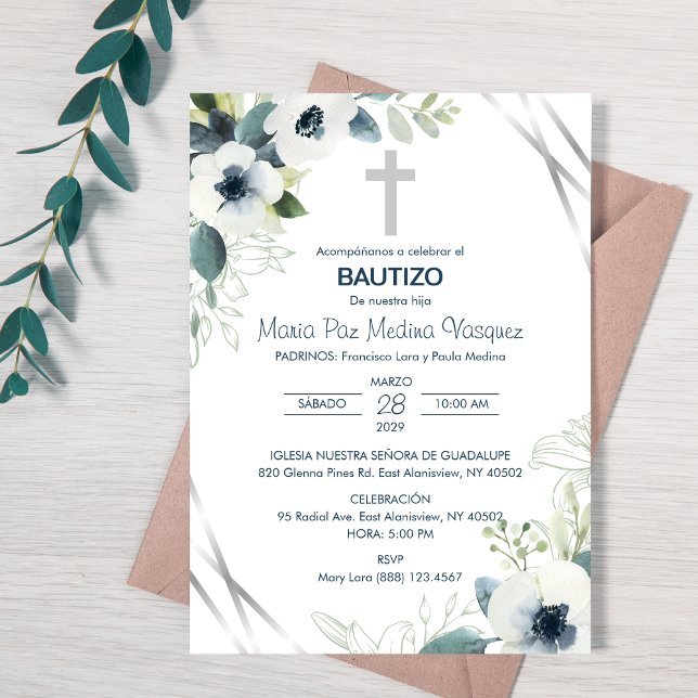 Bautizo Invitacion Boys and Girls Niedliche Taufe Einladung (Von Creator hochgeladen)