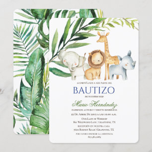 Bautizo Invitacione De bautizo Baptism Invitation