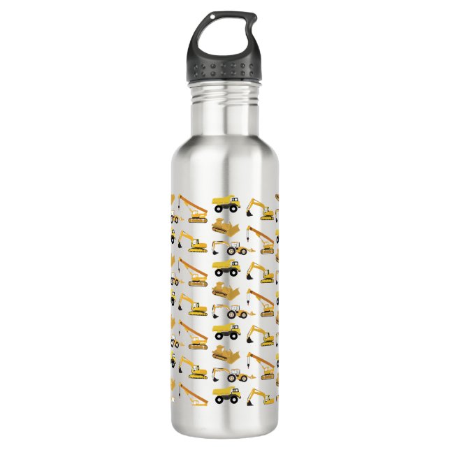 Bautransporter Edelstahlflasche (Vorderseite)