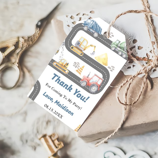 BAUTruck Geburtstagspartei Geschenkanhänger (Von Creator hochgeladen)