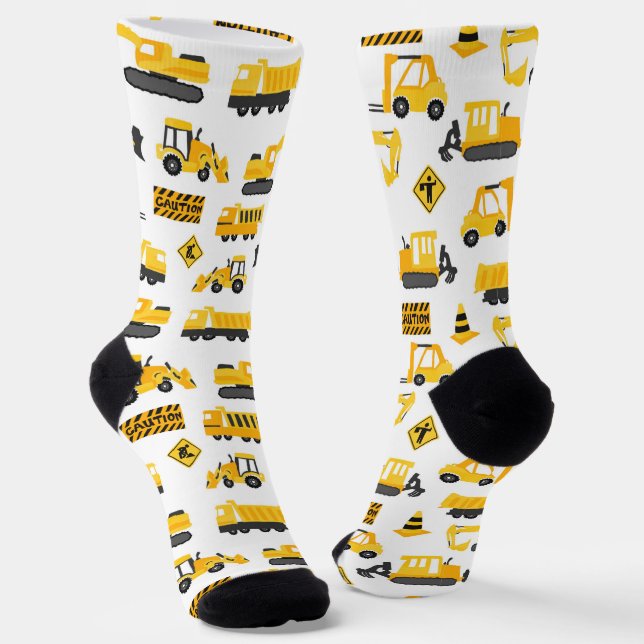 BAUTrucks und -zeichen Socken (Gewinkelt)