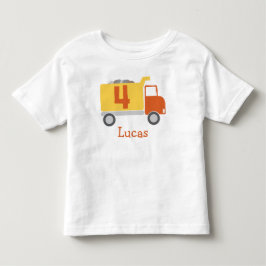 Bauwagen 4. Geburtstag Party Shirt