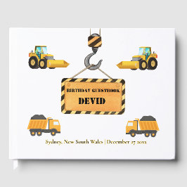 Bauwagen Birthday Gästebuch