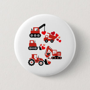 Bauwagen I Dig You Funny Kid Boy Kleinkind Button