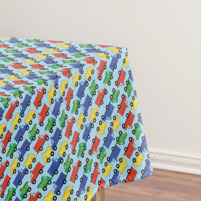 Bauwagen Kinderdusche Tischdecke (Beispiel)