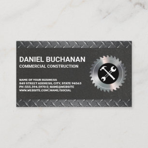 Bauwerkzeuge Diamantbeschichteter Stahl Visitenkarte