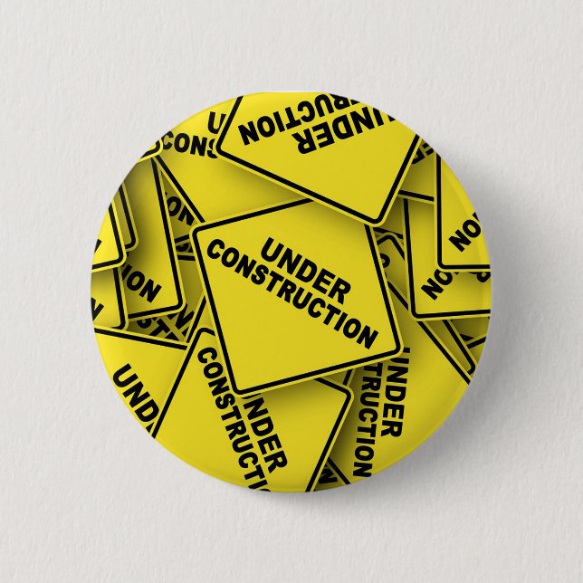 Bauzeichen Button (Vorderseite)