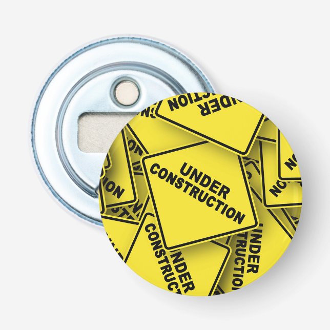 Bauzeichen Flaschenöffner (Vorderseite)