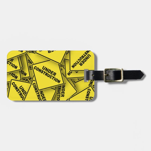 Bauzeichen Gepäckanhänger (Vorderseite horizontal)