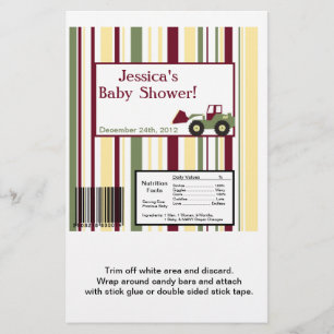 Bauzone Große Candy Bar Wrapper Flyer