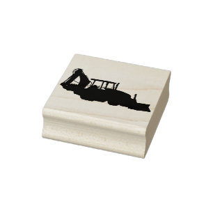 Bauzugmaschine Gummistempel